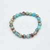 Fashion Synthetic Imperial Jasper Beads Stretch Bracelets QY2485-8-1