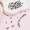 60Pcs 6 Styles Tibetan Style Alloy Spacer Beads LP0001-07-3