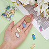 DICOSMETIC 18Pcs 3 Colors 304 Stainless Steel Pendants STAS-DC0014-27-3