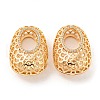 Brass Micro Pave Cubic Zirconia Pendants KK-P250-01G-1