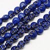 Synthetic Turquoise Beads Strands TURQ-G113-10x12mm-13-2