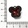 Red and Black Double Screen Alloy Pendants FIND-Z067-01B-04-3