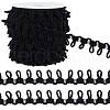 BENECREAT 1Bundle Polyester Elastic Button Looping Trim OCOR-BC0006-93A-1