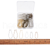 Brass Hoop Earrings Findings Kidney Ear Wires KK-TA0007-10-15