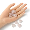Natural Rose Quartz Heart Palm Stone G-YW0001-52A-4
