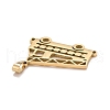 PVD Vacuum Plating 304 Stainless Steel Pendants STAS-A058-01G-3