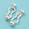 925 Sterling Silver S-Hook Clasps STER-Q191-07B-S-3