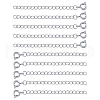 DICOSMETIC 20Pcs 304 Stainless Steel Curb Chain Extender STAS-DC0013-97-1