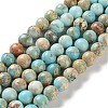 Dyed Natural Regalite/Imperial Jasper/Sea Sediment Jasper Beads Strands X-G-B124-C01-15-2