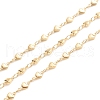 3.28 Feet Brass Heart Link Chains X-CHC-E021-11A-2
