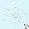 925 Sterling Silver Stud Earring Findings STER-P047-08S-4