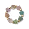 3Pcs Natural Indian Agate Finger Rings RJEW-JR00893-4