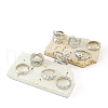 9Pcs 9 Styles Alloy Criss Cross Finger Rings Sets for Unisex PW-WG52168-01-2
