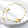201 Stainless Steel Figure Link Chain Anklets for Women FS-WG978BB-08-1