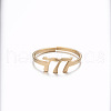 Number 201 Stainless Steel Adjustable Cuff Rings FS-WG22891-13-2