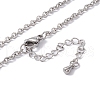 Openable Heart Natural & Synthetic Mixed Stone Perfume Bottle Pendant Necklaces for Women NJEW-F296-05P-5