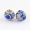 Handmade Indonesia Round Beads IPDL-R400-02-1