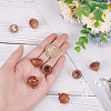 Wood Pendants WOOD-WH0030-20-3