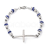201 Stainless Steel Link Chain Bracelets BJEW-A032-01P-02-2