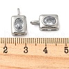 304 Stainless Steel Pendants STAS-L022-056P-03-3