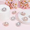 12Pcs 2 Colors Zinc Alloy Rhinestone Shank Buttons FIND-FG0002-92-4