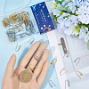 SUNNYCLUE 80Pcs 2 Colors 304 Stainless Steel Hoop Earrings Finding FIND-SC0012-48-3
