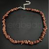 Synthetic Goldstone Chip Beaded Necklaces for Women IW6789-15-1