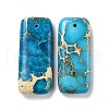 Natural Imperial Jasper Pendants G-P460-02B-2