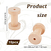 Retro Wood Sewing Cross Stitch Embroidery Thread Storage Bobbins WOOD-WH0124-66-2