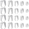 SUNNYCLUE 200Pcs 5 Size 201 Stainless Steel Snap on Bails STAS-SC0005-55-1
