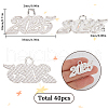 SUNNYCLUE 40Pcs High Quality Necklace Alloy Accessories FIND-SC0012-17S-2