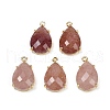 Natural Mixed Gemstone Faceted Pendants G-K347-05G-2