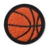 Sports Ball Theme Computerized Towel Fabric Embroidery Iron on Cloth Patches PATC-WH0007-23D-1