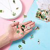 Kissitty 48Pcs 12 Style Alloy Enamel Pendants ENAM-KS0001-07-5