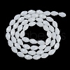 Electroplate Imitation Jade Glass Beads Strands EGLA-N013-J8mm-D03-2
