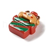Christmas Theme Opaque Resin Decoden Cabochons RESI-F053-C10-2