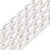 Transparent Spray Painted Glass Beads Strands GLAA-N001-25-2