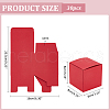 10Pcs Kraft Paper Cardboard Jewelry Gift Boxes CON-WH0001-25B-2