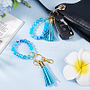 Acrylic Beads Keychain KEYC-PH01534-5