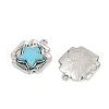 Alloy Pave Synthetic Turquoise Pendants FIND-C068-19AS-2
