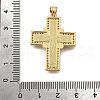 Brass Micro Pave Cubic Zirconia Shell Pendants KK-D328-26G-B-3