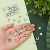 SUNNYCLUE 40Pcs 2 Styles Alloy Rhinestone Slide Charms FIND-SC0010-36-3