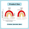 Olycraft 6Pcs 6 Colors Cotton Thread Pendant Decorations FIND-OC0003-65-2