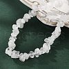 Natural Quartz Crystal Chips Beaded Necklace NJEW-FZ00004-01-2