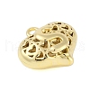 Hollow Brass Pendants for Valentine's Day KK-M289-03S-G-2