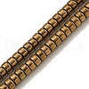 Electroplated Synthetic Non-magnetic Hematite Beads Strands G-K361-A05-01-1