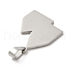 Non-Tarnish 304 Stainless Steel Pendants STAS-C079-11P-2