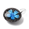 Handmade Gold Sand Lampwork Pendants LAMP-D302-01-2