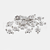 Tibetan Style Alloy Flower Links Connectors LF5093Y-1