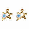 304 Stainless Steel Enamel Pendants STAS-N087-51-02G-2